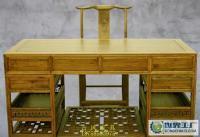 古典家具之榆木實(shí)木書(shū)桌 傳統(tǒng)工藝與現(xiàn)代家居的完美融合